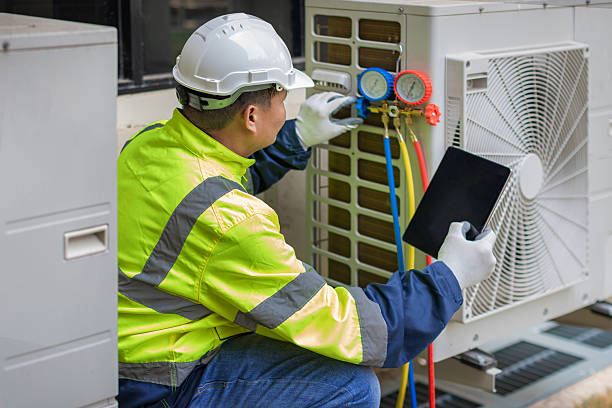 Professional Hvac Installation technician working in Hasbrouck Heights, NJ